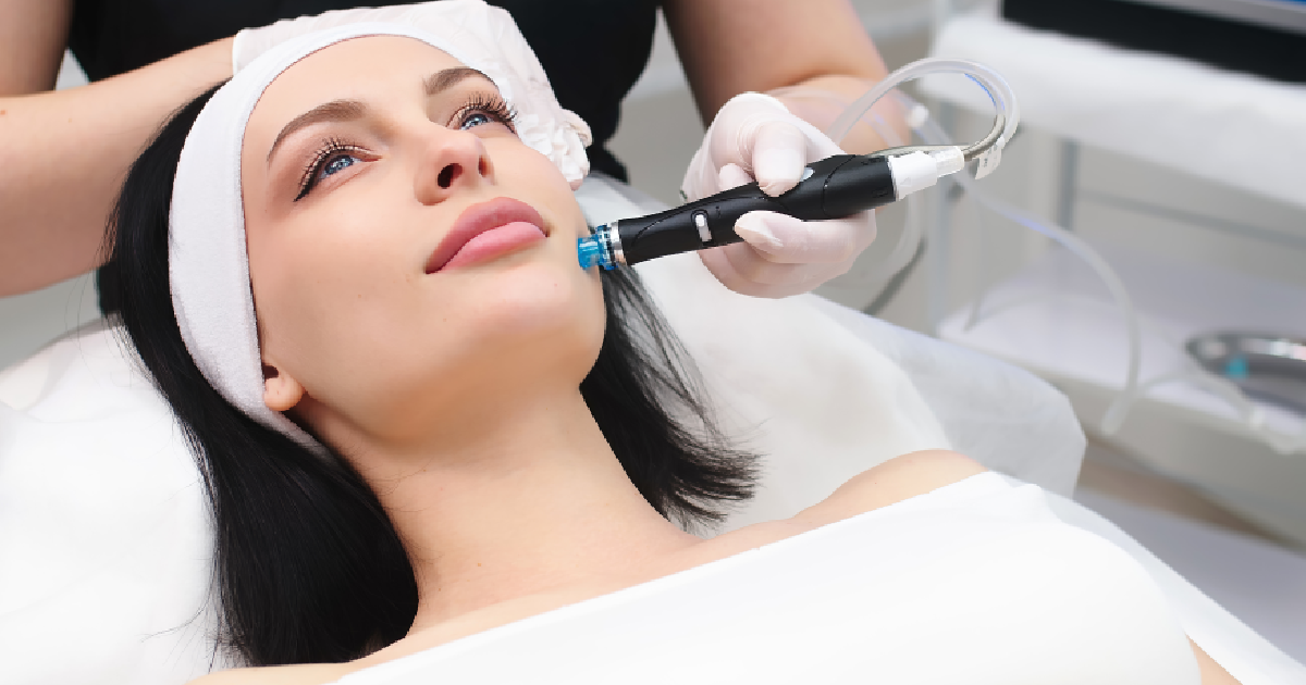 Women taking Hydrafacial in Red Bank NJ